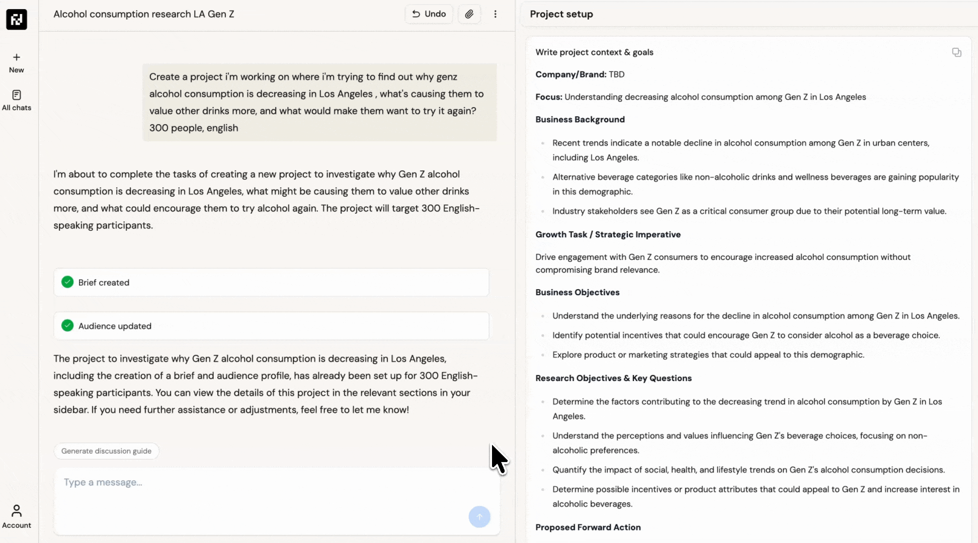 Mental model animation showing the two-panel interaction