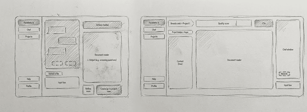 UI Evolution from three-panel to two-panel